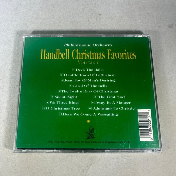 Handbell Christmas Favorites Volume 1 Philharmonic Orchestra CD 1992 - Picture 2 of 3